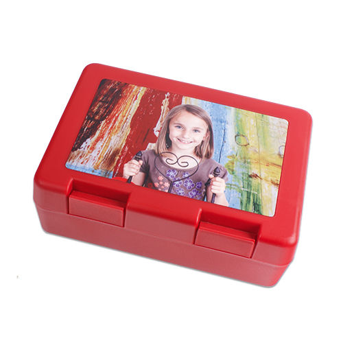 Brotzeitbox Rot, Größe 185 x 128 x 65 mm